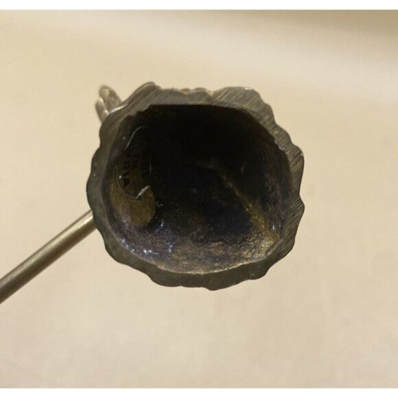 Brass Angel Candle Snuffer Flame Extinguisher Long Handled Wings 10" - Picture 8 of 12